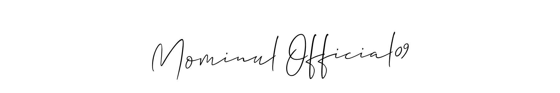 You should practise on your own different ways (Allison_Script) to write your name (Mominul Official09) in signature. don't let someone else do it for you. Mominul Official09 signature style 2 images and pictures png