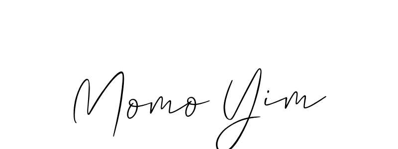 Once you've used our free online signature maker to create your best signature Allison_Script style, it's time to enjoy all of the benefits that Momo Yim name signing documents. Momo Yim signature style 2 images and pictures png