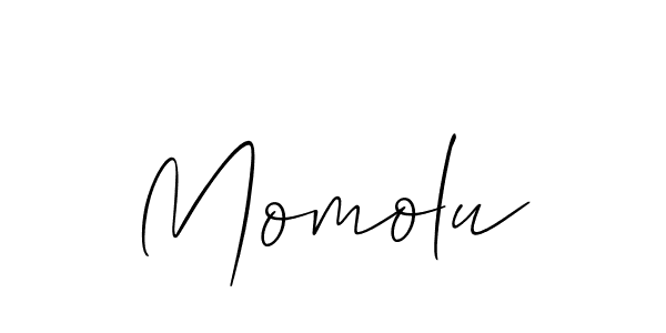 Best and Professional Signature Style for Momolu. Allison_Script Best Signature Style Collection. Momolu signature style 2 images and pictures png