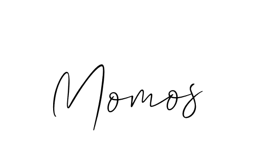 How to Draw Momos signature style? Allison_Script is a latest design signature styles for name Momos. Momos signature style 2 images and pictures png