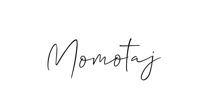 Momotaj stylish signature style. Best Handwritten Sign (Allison_Script) for my name. Handwritten Signature Collection Ideas for my name Momotaj. Momotaj signature style 2 images and pictures png