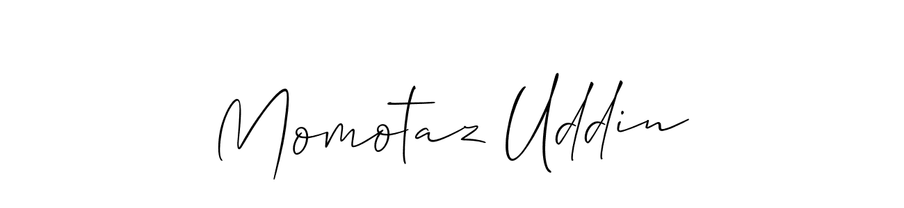 It looks lik you need a new signature style for name Momotaz Uddin. Design unique handwritten (Allison_Script) signature with our free signature maker in just a few clicks. Momotaz Uddin signature style 2 images and pictures png