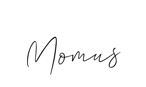 You should practise on your own different ways (Allison_Script) to write your name (Momus) in signature. don't let someone else do it for you. Momus signature style 2 images and pictures png
