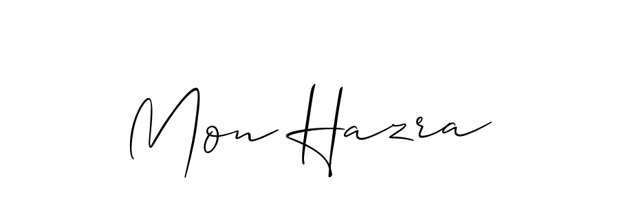 Best and Professional Signature Style for Mon Hazra. Allison_Script Best Signature Style Collection. Mon Hazra signature style 2 images and pictures png