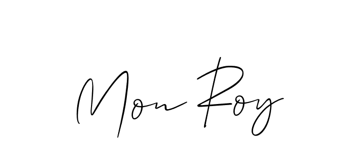How to make Mon Roy signature? Allison_Script is a professional autograph style. Create handwritten signature for Mon Roy name. Mon Roy signature style 2 images and pictures png