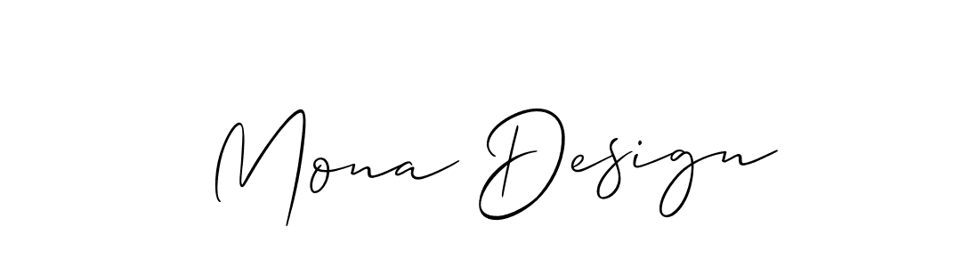 It looks lik you need a new signature style for name Mona Design. Design unique handwritten (Allison_Script) signature with our free signature maker in just a few clicks. Mona Design signature style 2 images and pictures png