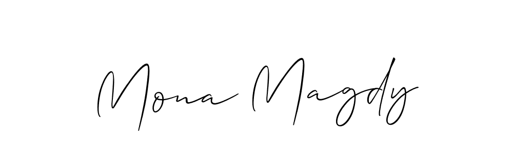 Best and Professional Signature Style for Mona Magdy. Allison_Script Best Signature Style Collection. Mona Magdy signature style 2 images and pictures png