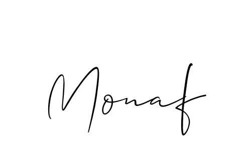 You can use this online signature creator to create a handwritten signature for the name Monaf. This is the best online autograph maker. Monaf signature style 2 images and pictures png