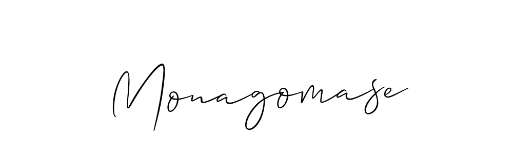 Best and Professional Signature Style for Monagomase. Allison_Script Best Signature Style Collection. Monagomase signature style 2 images and pictures png