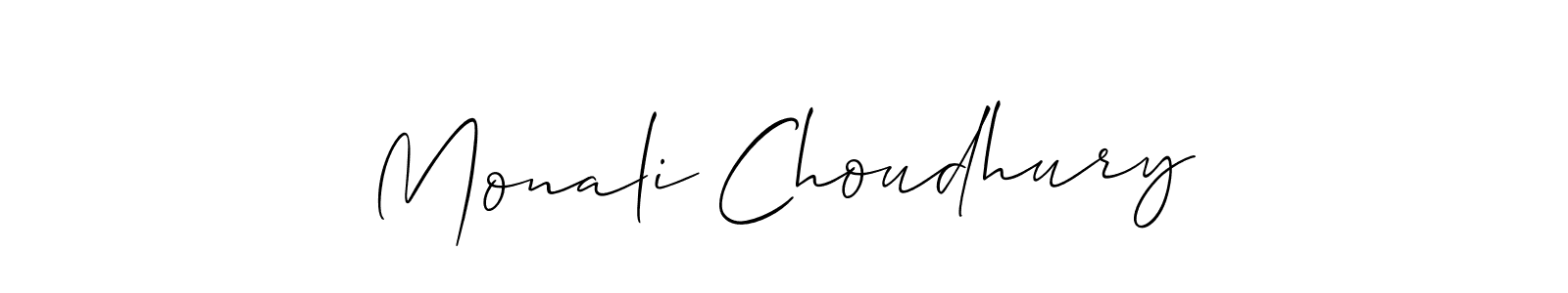 Monali Choudhury stylish signature style. Best Handwritten Sign (Allison_Script) for my name. Handwritten Signature Collection Ideas for my name Monali Choudhury. Monali Choudhury signature style 2 images and pictures png