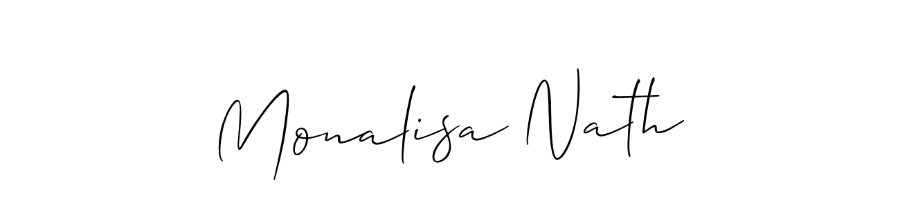 How to Draw Monalisa Nath signature style? Allison_Script is a latest design signature styles for name Monalisa Nath. Monalisa Nath signature style 2 images and pictures png