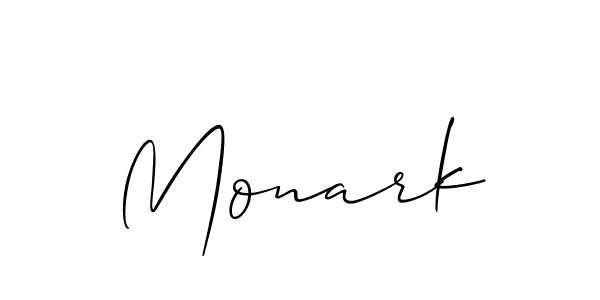You should practise on your own different ways (Allison_Script) to write your name (Monark) in signature. don't let someone else do it for you. Monark signature style 2 images and pictures png