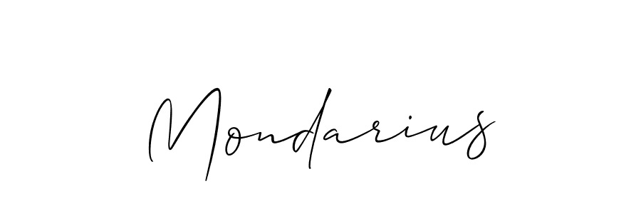 Best and Professional Signature Style for Mondarius. Allison_Script Best Signature Style Collection. Mondarius signature style 2 images and pictures png