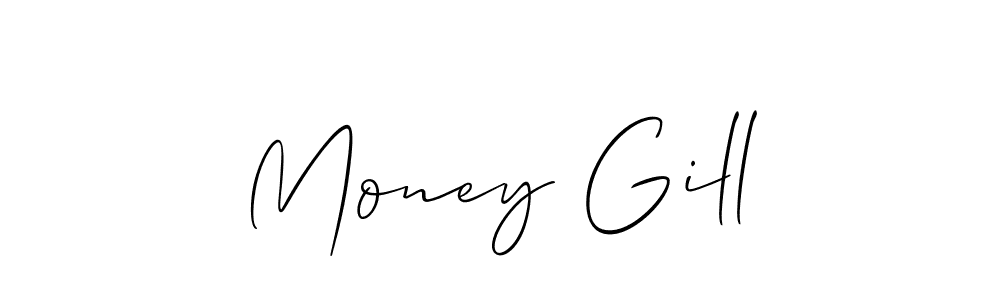It looks lik you need a new signature style for name Money Gill. Design unique handwritten (Allison_Script) signature with our free signature maker in just a few clicks. Money Gill signature style 2 images and pictures png