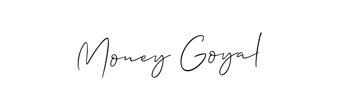 Make a short Money Goyal signature style. Manage your documents anywhere anytime using Allison_Script. Create and add eSignatures, submit forms, share and send files easily. Money Goyal signature style 2 images and pictures png