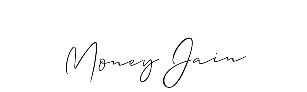 if you are searching for the best signature style for your name Money Jain. so please give up your signature search. here we have designed multiple signature styles  using Allison_Script. Money Jain signature style 2 images and pictures png