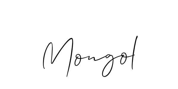 Create a beautiful signature design for name Mongol. With this signature (Allison_Script) fonts, you can make a handwritten signature for free. Mongol signature style 2 images and pictures png