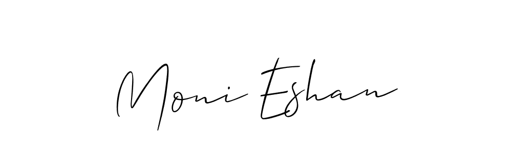 How to Draw Moni Eshan signature style? Allison_Script is a latest design signature styles for name Moni Eshan. Moni Eshan signature style 2 images and pictures png