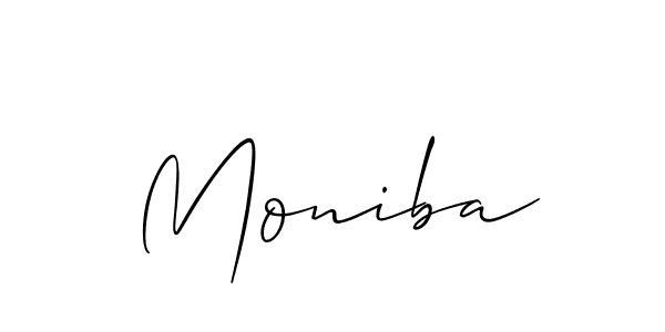 It looks lik you need a new signature style for name Moniba. Design unique handwritten (Allison_Script) signature with our free signature maker in just a few clicks. Moniba signature style 2 images and pictures png