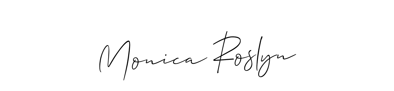 Here are the top 10 professional signature styles for the name Monica Roslyn. These are the best autograph styles you can use for your name. Monica Roslyn signature style 2 images and pictures png