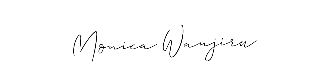 Once you've used our free online signature maker to create your best signature Allison_Script style, it's time to enjoy all of the benefits that Monica Wanjiru name signing documents. Monica Wanjiru signature style 2 images and pictures png