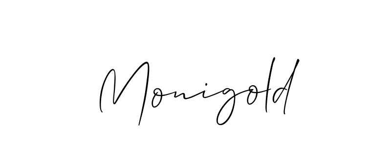 Best and Professional Signature Style for Monigold. Allison_Script Best Signature Style Collection. Monigold signature style 2 images and pictures png