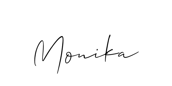 Also we have Monika name is the best signature style. Create professional handwritten signature collection using Allison_Script autograph style. Monika signature style 2 images and pictures png