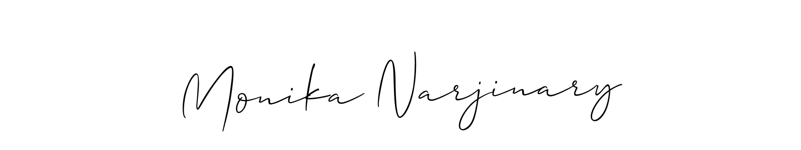 See photos of Monika Narjinary official signature by Spectra . Check more albums & portfolios. Read reviews & check more about Allison_Script font. Monika Narjinary signature style 2 images and pictures png