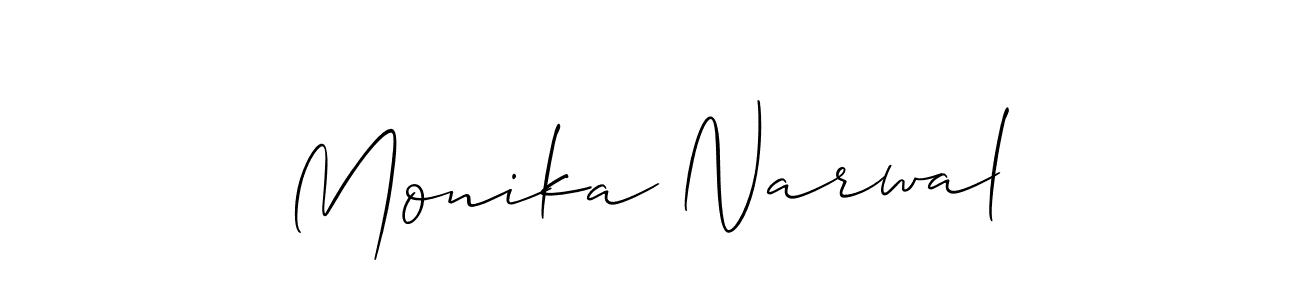 Also You can easily find your signature by using the search form. We will create Monika Narwal name handwritten signature images for you free of cost using Allison_Script sign style. Monika Narwal signature style 2 images and pictures png