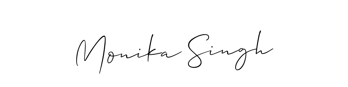 Once you've used our free online signature maker to create your best signature Allison_Script style, it's time to enjoy all of the benefits that Monika Singh name signing documents. Monika Singh signature style 2 images and pictures png