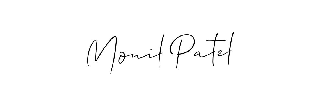 Once you've used our free online signature maker to create your best signature Allison_Script style, it's time to enjoy all of the benefits that Monil Patel name signing documents. Monil Patel signature style 2 images and pictures png