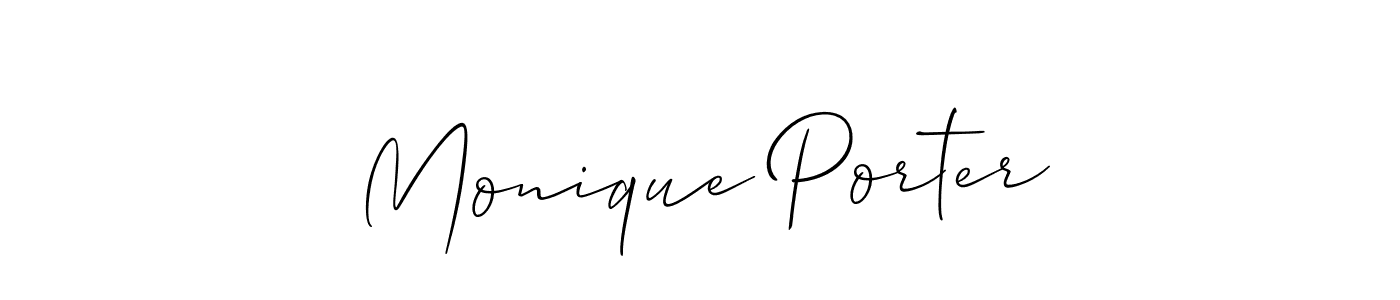 See photos of Monique Porter official signature by Spectra . Check more albums & portfolios. Read reviews & check more about Allison_Script font. Monique Porter signature style 2 images and pictures png