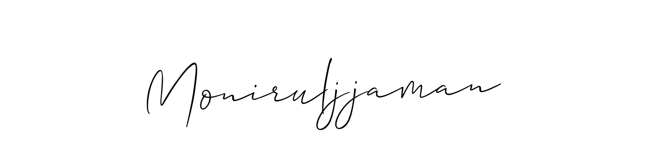 How to Draw Moniruljjaman signature style? Allison_Script is a latest design signature styles for name Moniruljjaman. Moniruljjaman signature style 2 images and pictures png