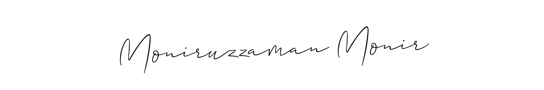 Once you've used our free online signature maker to create your best signature Allison_Script style, it's time to enjoy all of the benefits that Moniruzzaman Monir name signing documents. Moniruzzaman Monir signature style 2 images and pictures png