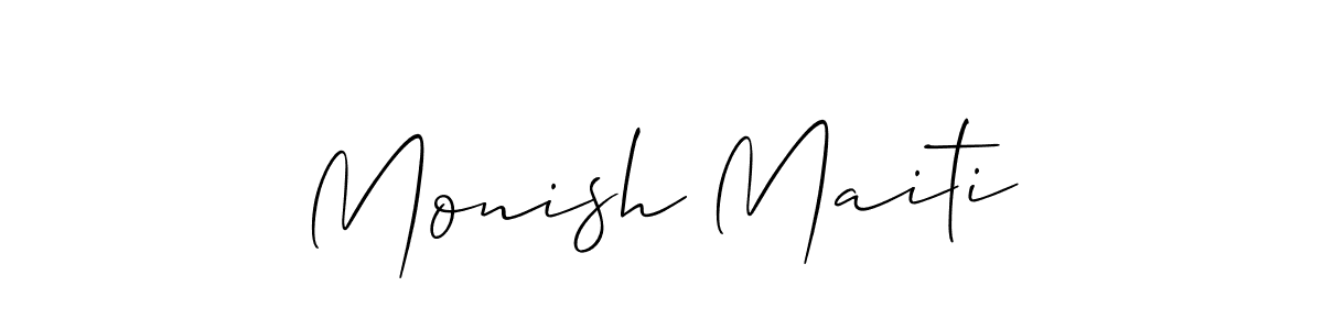 You can use this online signature creator to create a handwritten signature for the name Monish Maiti. This is the best online autograph maker. Monish Maiti signature style 2 images and pictures png