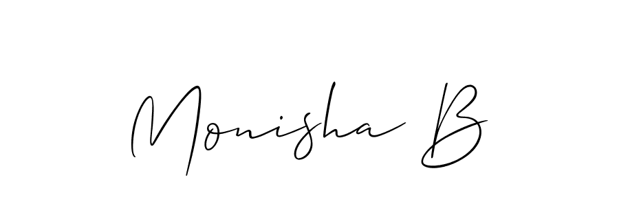 See photos of Monisha B official signature by Spectra . Check more albums & portfolios. Read reviews & check more about Allison_Script font. Monisha B signature style 2 images and pictures png