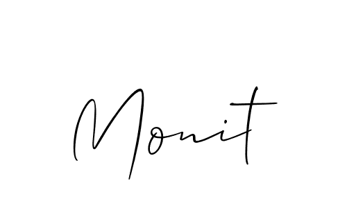 Monit stylish signature style. Best Handwritten Sign (Allison_Script) for my name. Handwritten Signature Collection Ideas for my name Monit. Monit signature style 2 images and pictures png