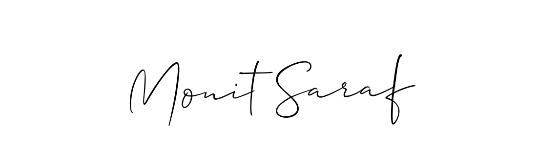 Make a short Monit Saraf signature style. Manage your documents anywhere anytime using Allison_Script. Create and add eSignatures, submit forms, share and send files easily. Monit Saraf signature style 2 images and pictures png
