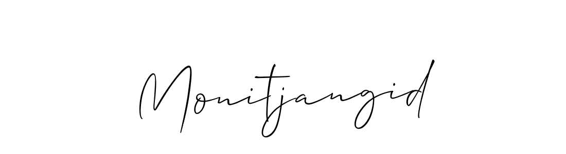 Check out images of Autograph of Monitjangid name. Actor Monitjangid Signature Style. Allison_Script is a professional sign style online. Monitjangid signature style 2 images and pictures png