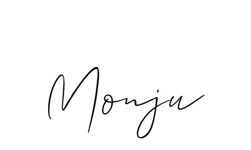 Make a beautiful signature design for name Monju. Use this online signature maker to create a handwritten signature for free. Monju signature style 2 images and pictures png