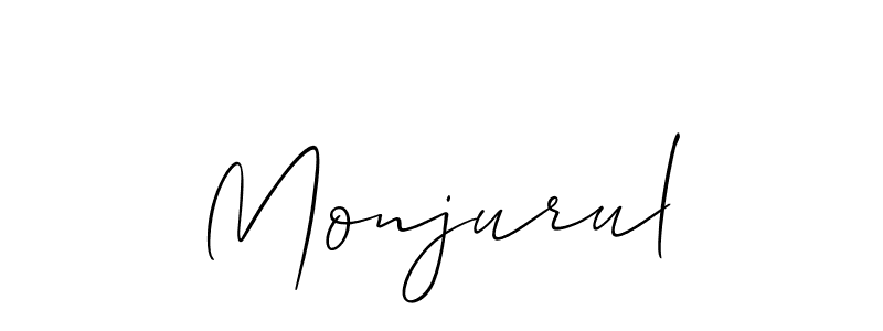 Make a beautiful signature design for name Monjurul. Use this online signature maker to create a handwritten signature for free. Monjurul signature style 2 images and pictures png