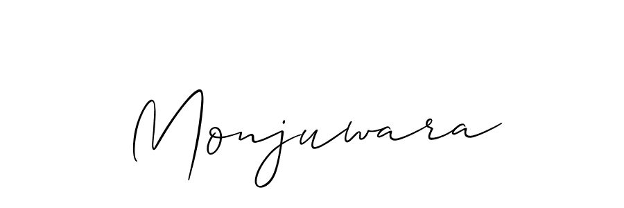 Best and Professional Signature Style for Monjuwara. Allison_Script Best Signature Style Collection. Monjuwara signature style 2 images and pictures png