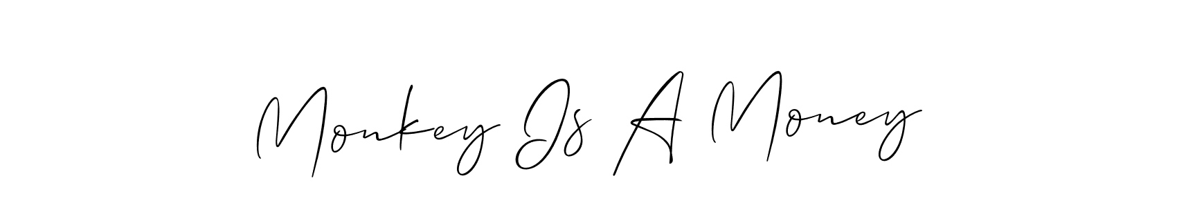 See photos of Monkey Is A Money official signature by Spectra . Check more albums & portfolios. Read reviews & check more about Allison_Script font. Monkey Is A Money signature style 2 images and pictures png