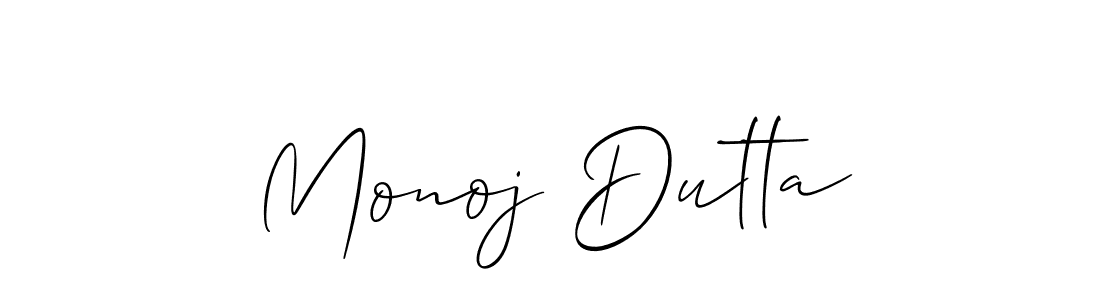 It looks lik you need a new signature style for name Monoj Dutta. Design unique handwritten (Allison_Script) signature with our free signature maker in just a few clicks. Monoj Dutta signature style 2 images and pictures png