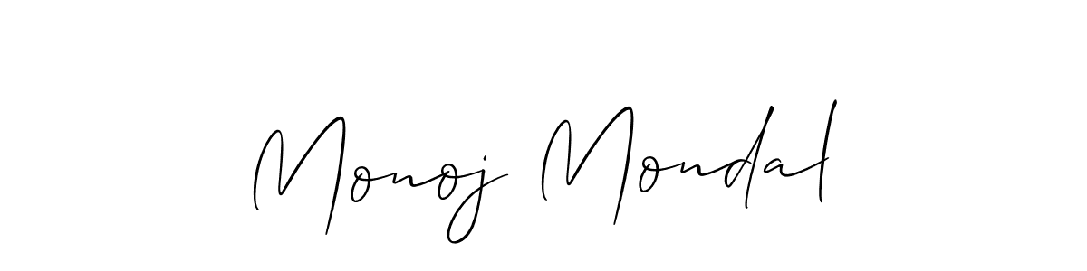 Here are the top 10 professional signature styles for the name Monoj Mondal. These are the best autograph styles you can use for your name. Monoj Mondal signature style 2 images and pictures png