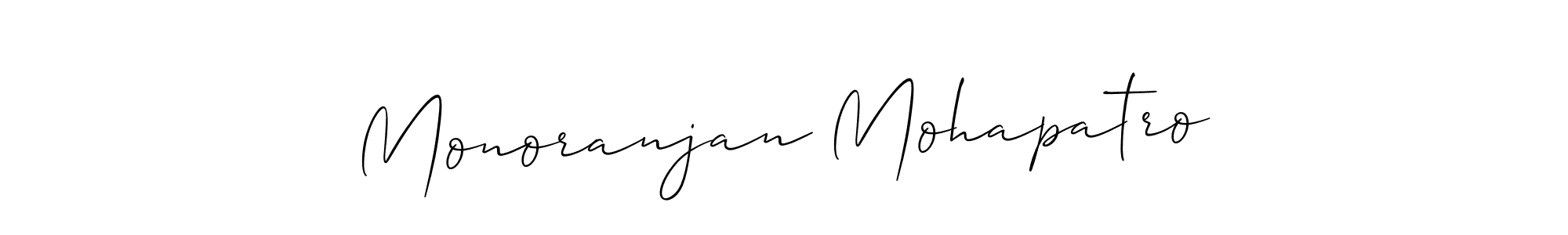 Make a beautiful signature design for name Monoranjan Mohapatro. Use this online signature maker to create a handwritten signature for free. Monoranjan Mohapatro signature style 2 images and pictures png