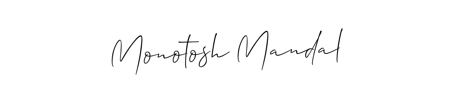 Similarly Allison_Script is the best handwritten signature design. Signature creator online .You can use it as an online autograph creator for name Monotosh Mandal. Monotosh Mandal signature style 2 images and pictures png