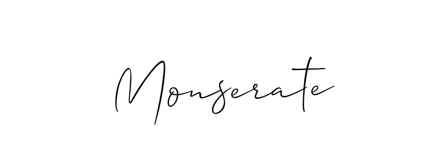 Also You can easily find your signature by using the search form. We will create Monserate name handwritten signature images for you free of cost using Allison_Script sign style. Monserate signature style 2 images and pictures png