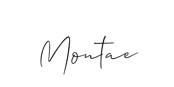 Make a short Montae signature style. Manage your documents anywhere anytime using Allison_Script. Create and add eSignatures, submit forms, share and send files easily. Montae signature style 2 images and pictures png