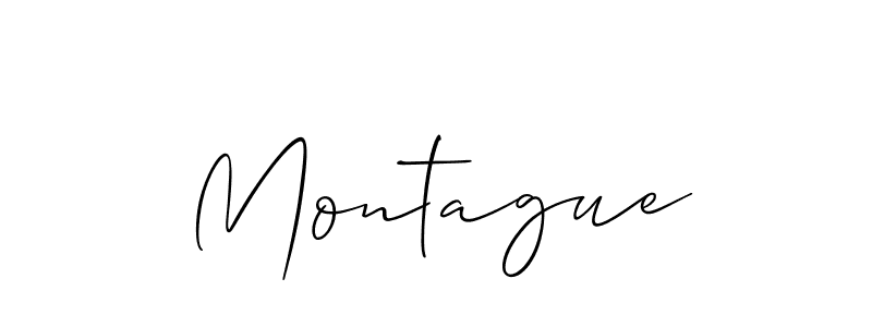 Allison_Script is a professional signature style that is perfect for those who want to add a touch of class to their signature. It is also a great choice for those who want to make their signature more unique. Get Montague name to fancy signature for free. Montague signature style 2 images and pictures png